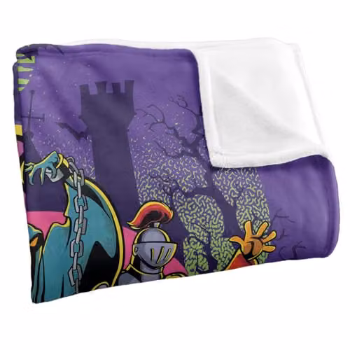 LOGOVISION Scooby Doo Spooky Poster Scene Super Soft Fleece Throw Blanket, Multicolour, W/D/H: 152 x 127 cm – 2