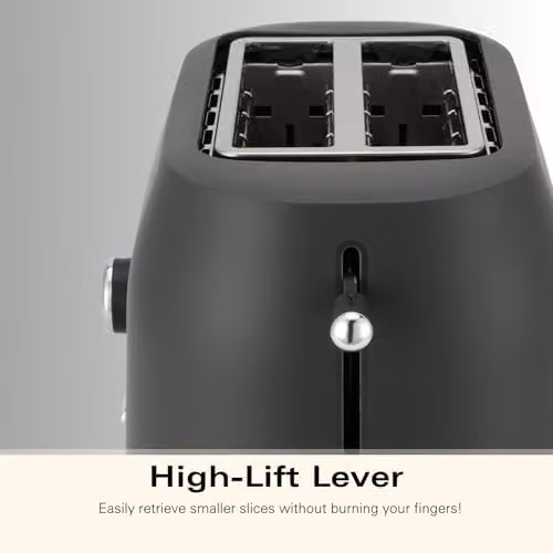 Hamilton Beach 2 Slice Toaster with Cable Storage, 800W, Anthracite Grey – 5