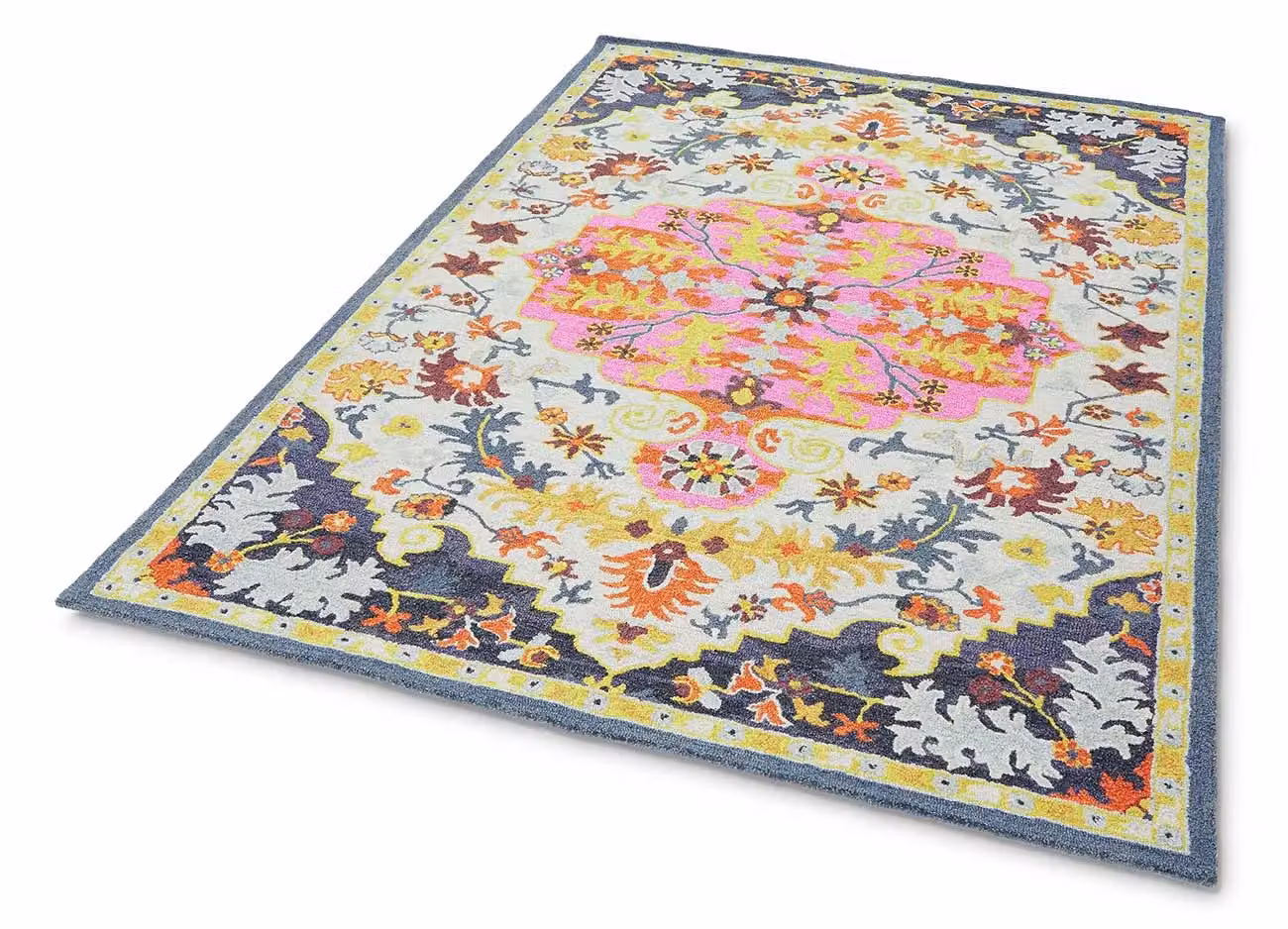 The Rug Shop UK Handmade Traditional Oriental Wool Area Rug, Multicolour, W: 160 cm, D: 230 cm – 4