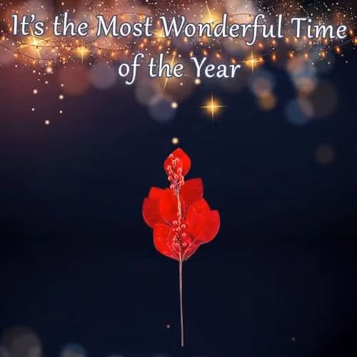 VFM e-Store Red Leaf Berry Stem Christmas Floral Decoration, 67cm – 2
