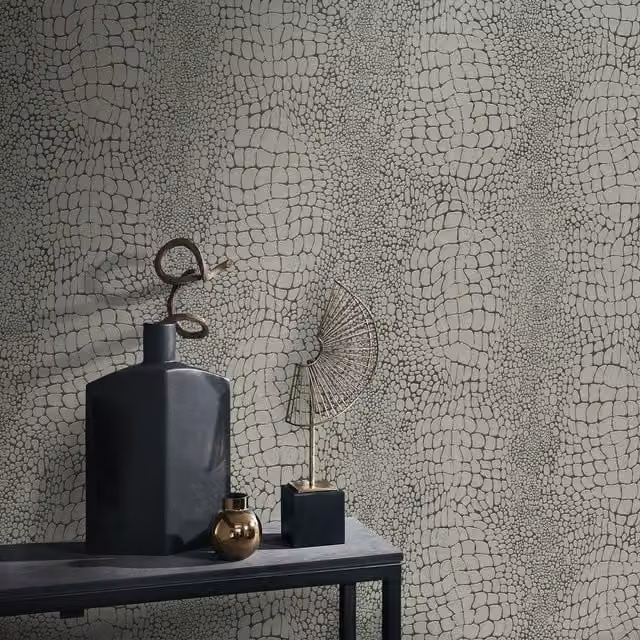 Erismann Animal Print Vinyl Flooring in Beige