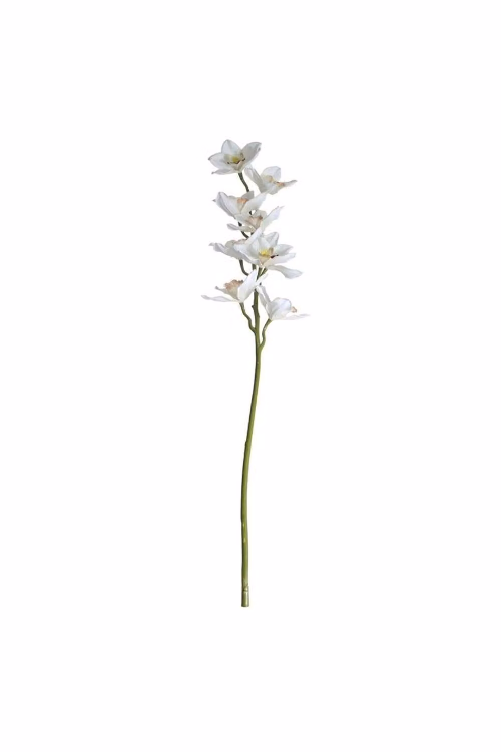 KDMD Real Touch Large White Cymbidium Orchid, Height: 91.44 cm – 3