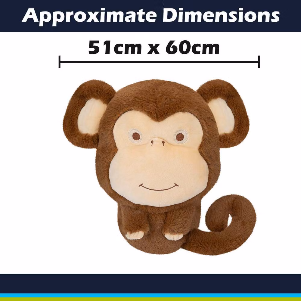 VFM e-Store Brown Plush Monkey Wall Decoration – 2