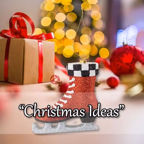 VFM e-Store Red Christmas Skate Hanging Ornament, W/D/H: 12.5 x 11 x 3.5 cm – 5