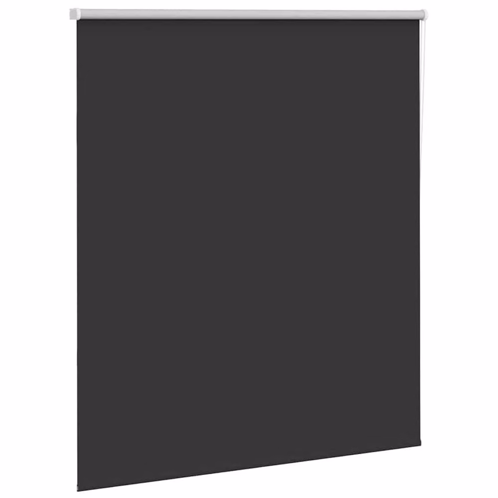 Berkfield Home Blackout Roller Blind, Black Polyester, W: 120 cm, H: 175 cm – 3