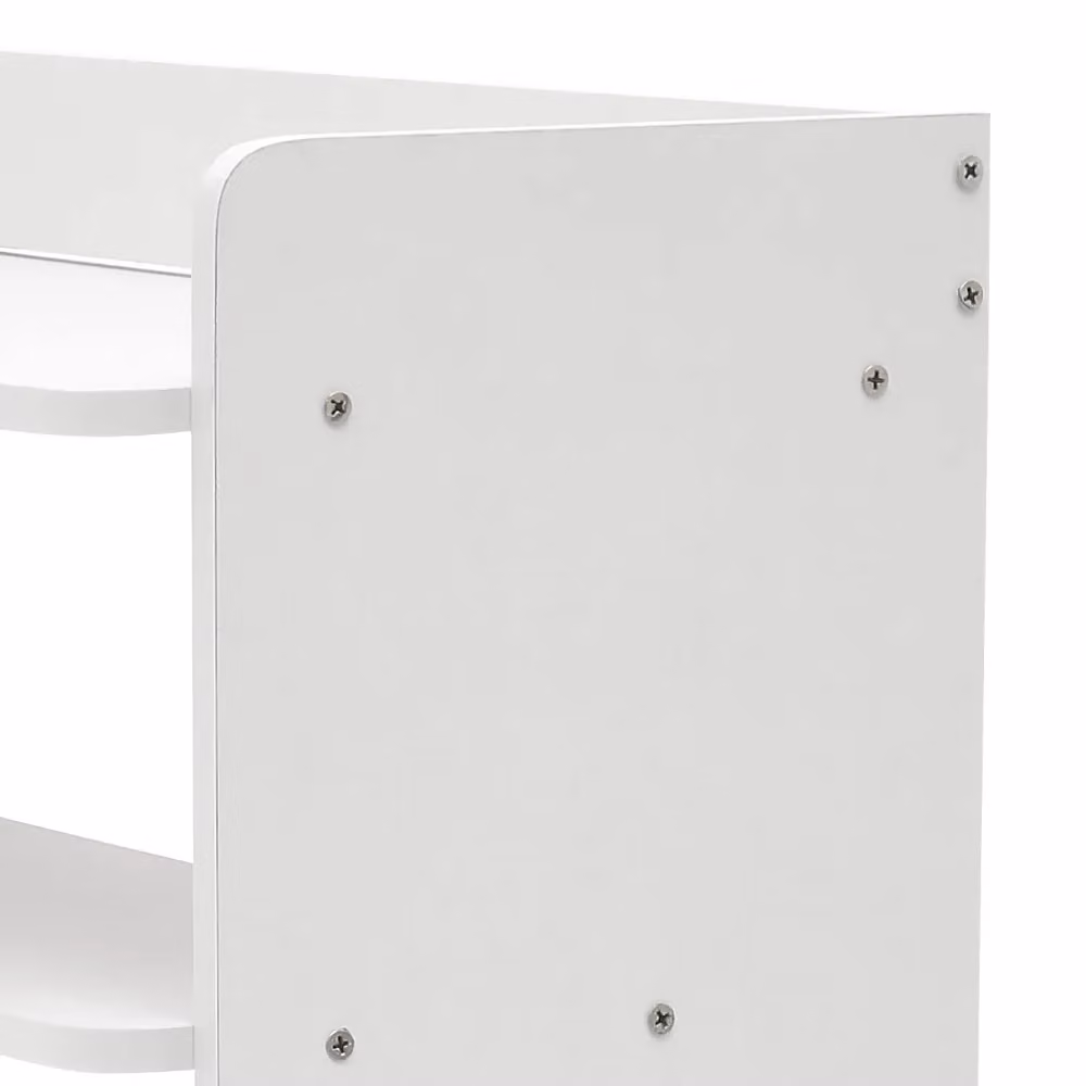 Living and Home 6-Tier Wooden Shoe Cabinet in White, Width: 62 cm – 3