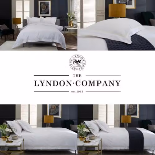 The Lyndon Company Hampstead 200 Thread Count 100% Cotton Duvet Cover and Pillowcase Set in White, W/D/H: 90 x 200 cm – 7