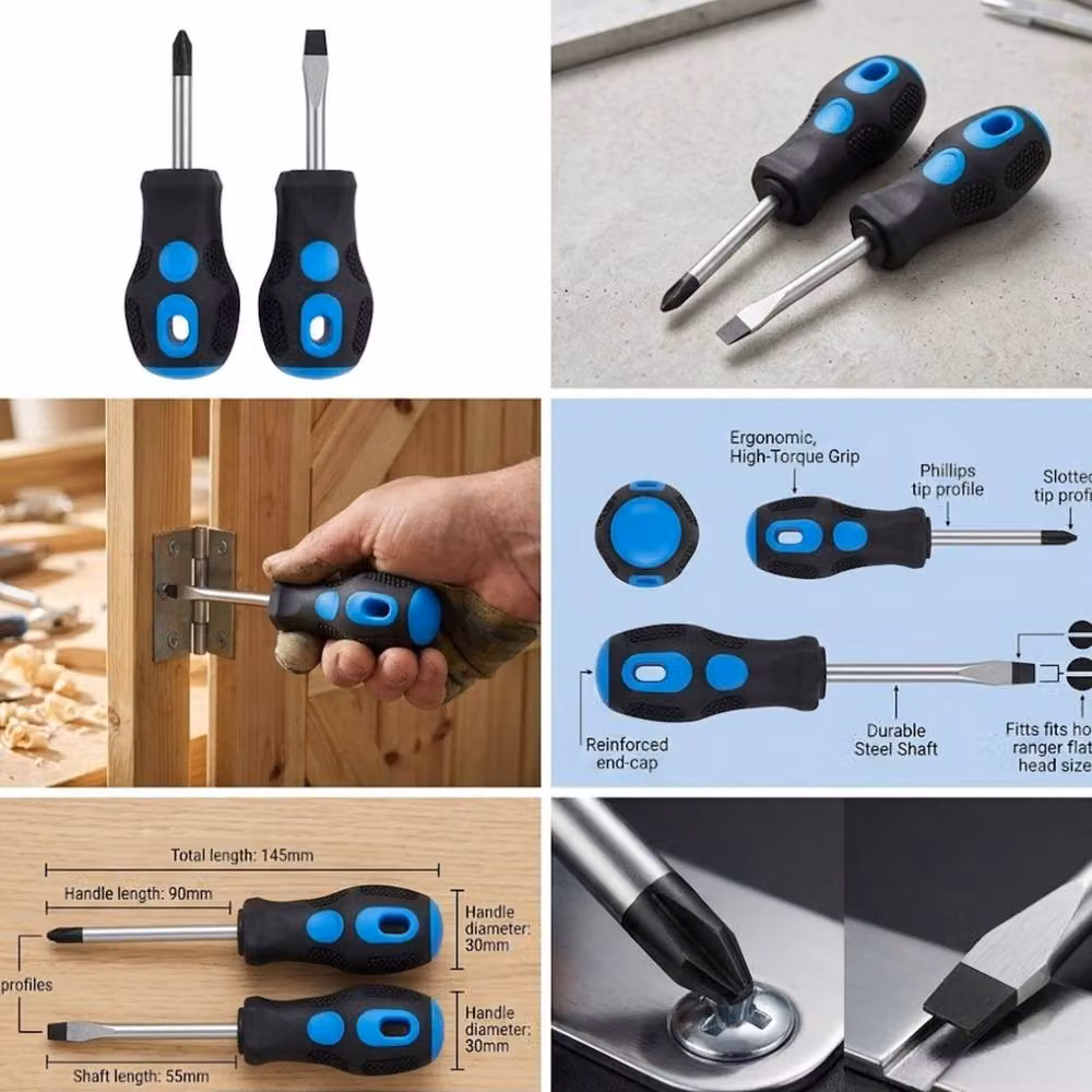 Bedsland 2-Piece Steel Screwdriver Set, Multicolour – 5