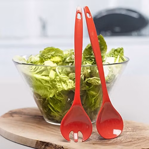 Zeal Red Melamine Salad Serving Spoon Set of 2 – 2