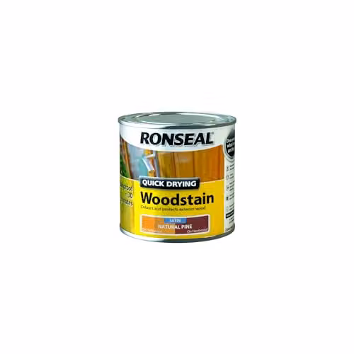 Ronseal Quick Dry Woodstain Satin Natural Pine 250 ml – 2