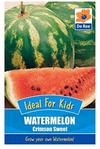 De Ree Crimson Sweet Watermelon Vegetable Seeds, 1 Packet