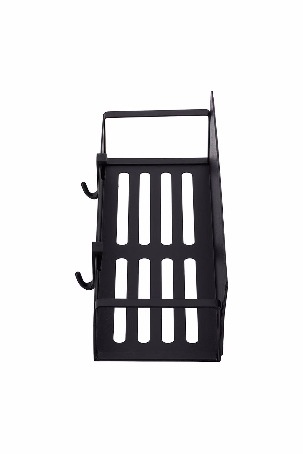 Garden Sanctuary 2-Pack Magnetic Metal Fridge Spice Storage Rack in Black – 4