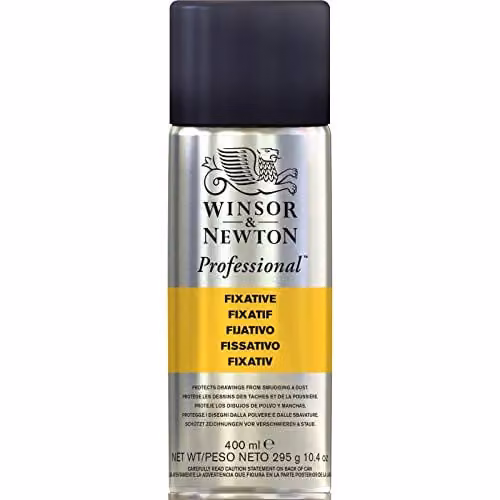 Winsor & Newton Artists Fixative Transparent Spray, 400ml