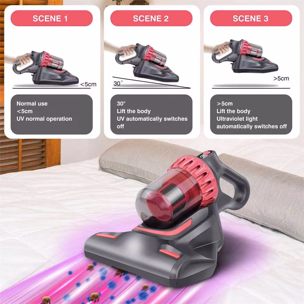 Nordara Cordless UV Handheld Vacuum for Bed, Mattress and Sofa Mite Removal in Grey – 4