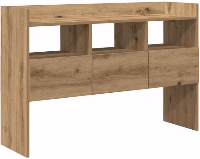 Berkfield Home Artisan Oak Sideboard in Brown, W/D/H: 105 x 30 x 70 cm – 1