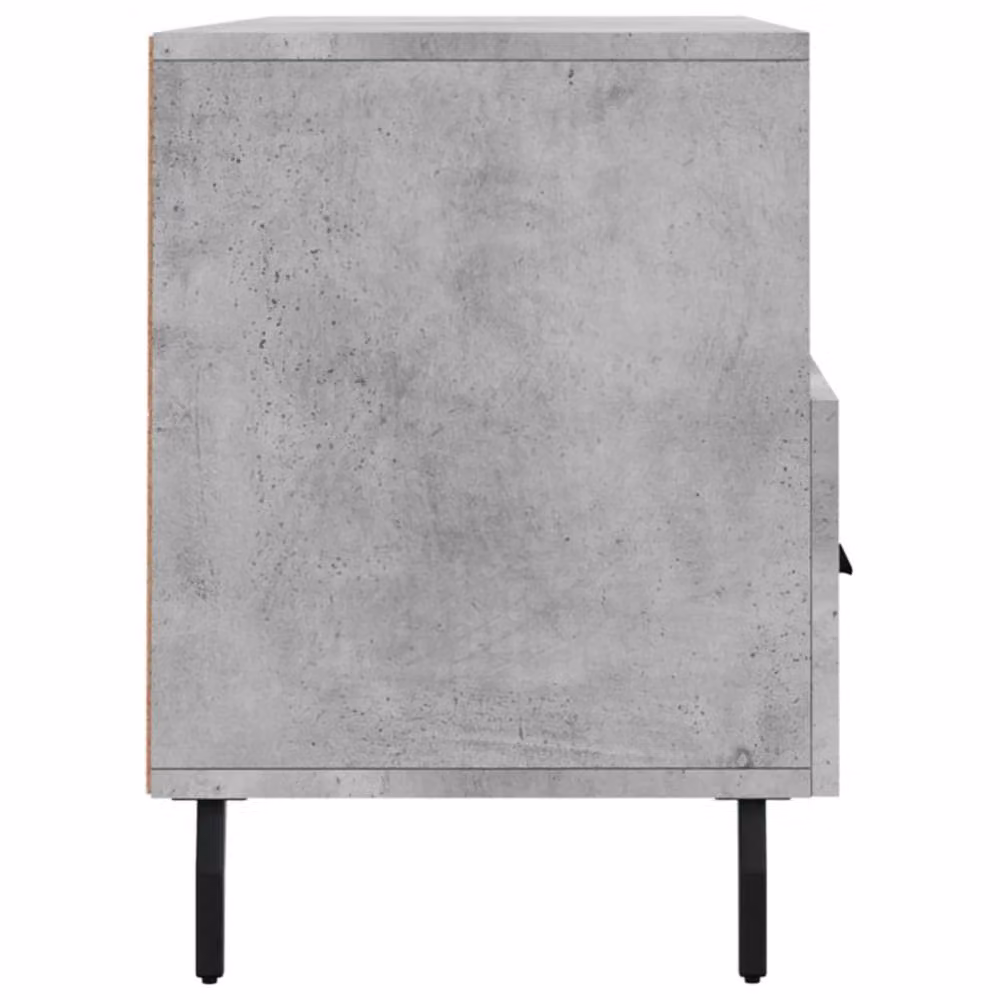 Berkfield Home Industrial TV Cabinet in Concrete Grey, W/D/H: 102 x 36 x 50 cm – 3