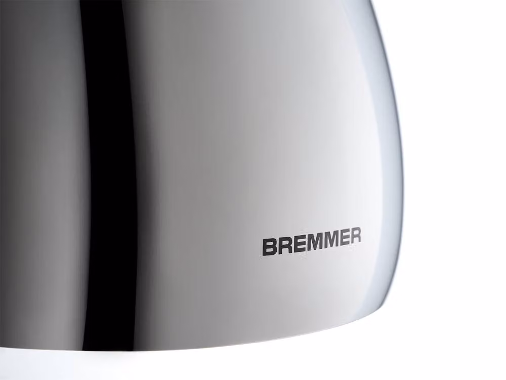Bremmer Aero Blade Compact Wall Mounted Hand Dryer in Metallic Silver – 5