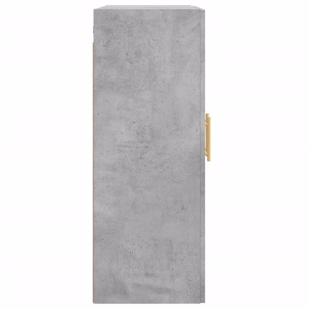 Berkfield Home Wall Mounted Cabinet in Concrete Grey, W/D/H: 69.5 x 34 x 90 cm – 3