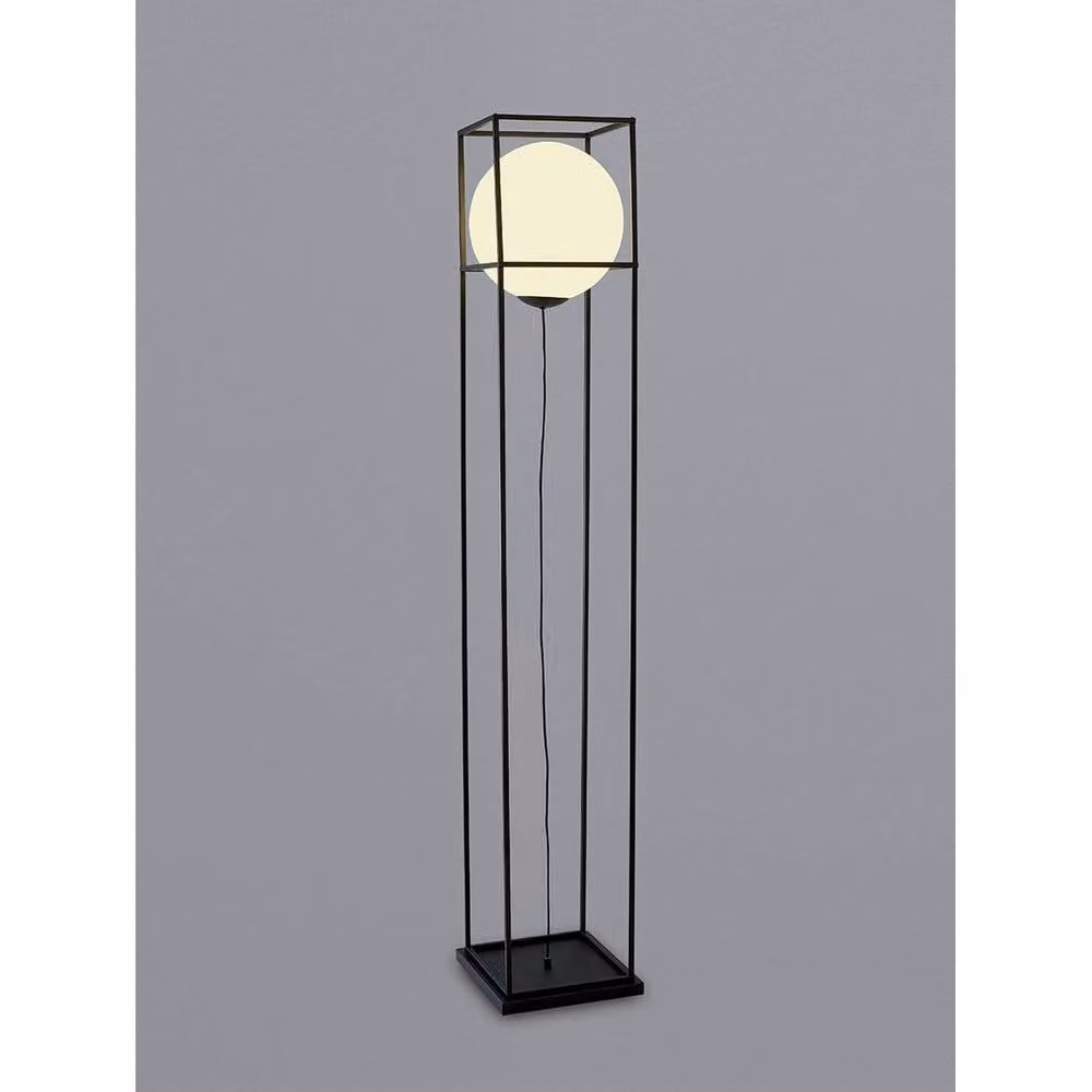 Netlighting Desigual Large Floor Lamp, Matt Black, E27, 168.5 cm Height – 2