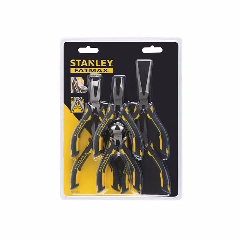 Stanley Fatmax 6 Piece Mini Pliers Set in Yellow and Multicolour Steel – 2