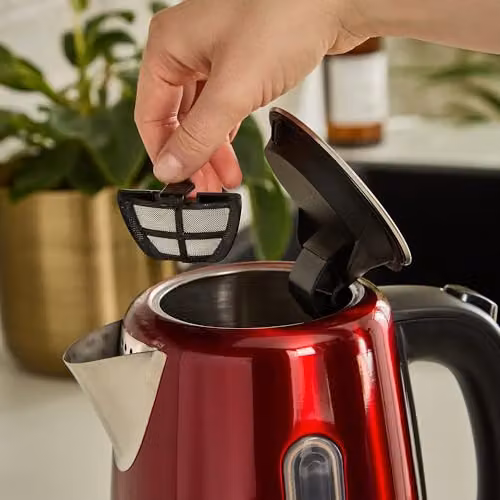 Morphy Richards Equip Stainless Steel Jug Kettle, Red, 1.7 l – 5
