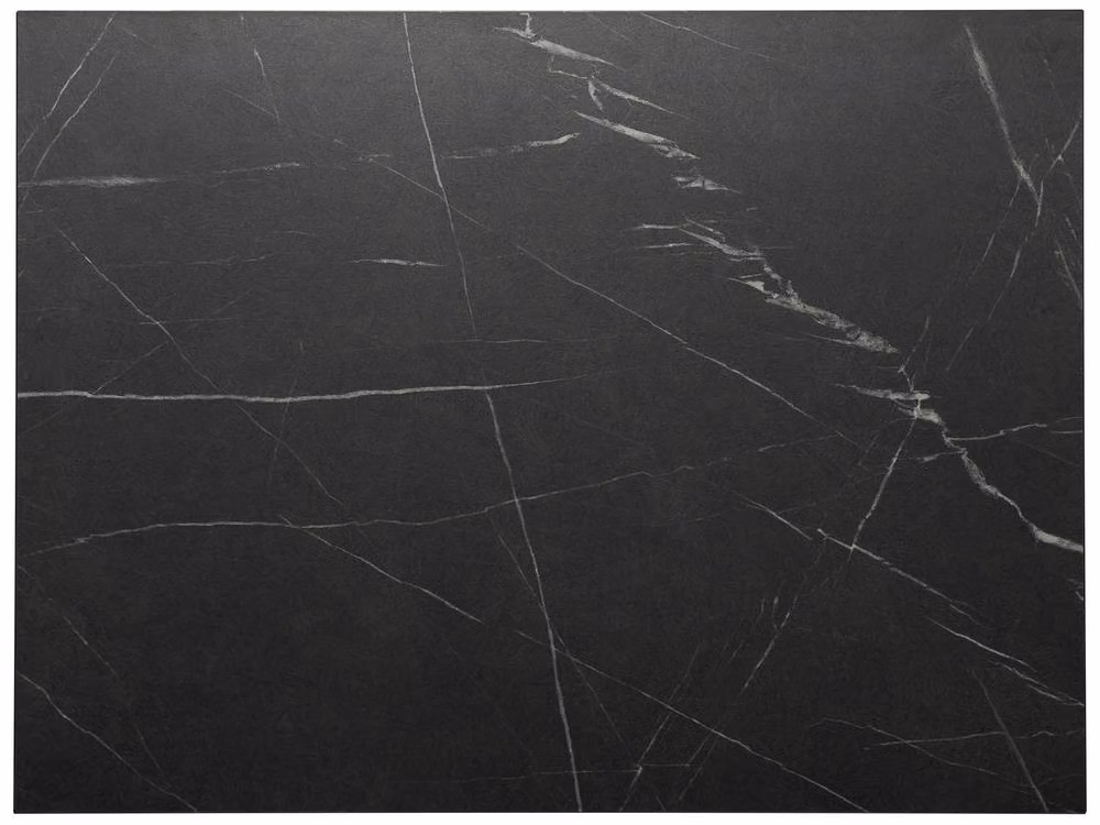 Acantha x3 Tile and Hearth Set in Black Marble Effect – 4