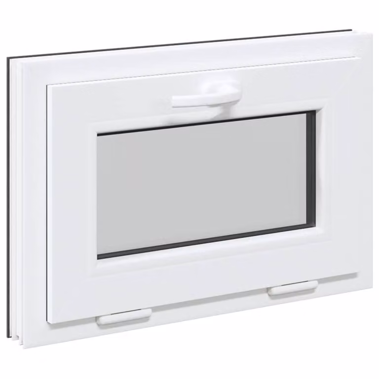 Berkfield Home RISOR Anthracite Triple Glazed Basement Window, W: 60 cm, H: 40 cm