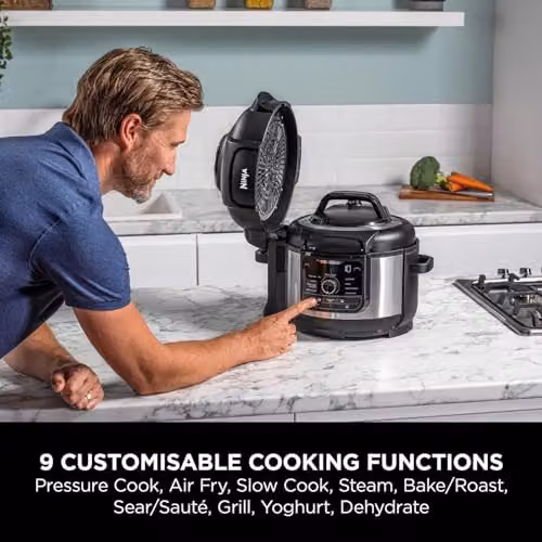 Ninja Foodi 9-in-1 Multi Cooker 6L in Black and Grey – 3