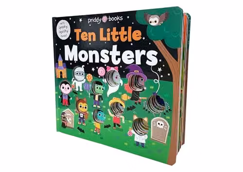 Priddy Books Ten Little Monsters Little Squishies Multicolour Cardboard Book – 2