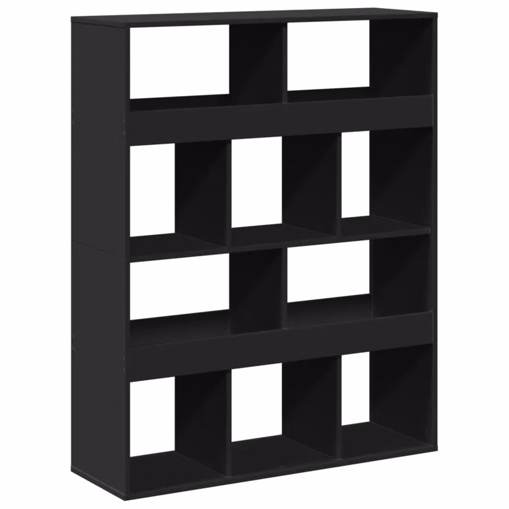 Berkfield Home Black Matt Room Divider, W/D/H: 100 x 33 x 125.5 cm – 2