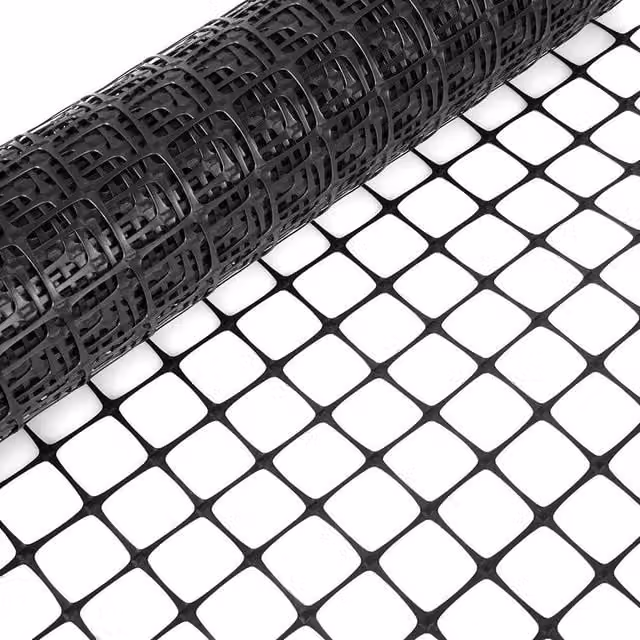 SPETLEK Black PVC Garden Fence Netting Mesh Protection, 10m Length