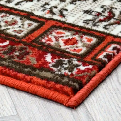 runrug Mayan Hallway Runner Rug, Red, W: 60 cm, L: 420 cm – 5