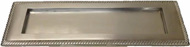 Golden Grace Chrome Letter Plate