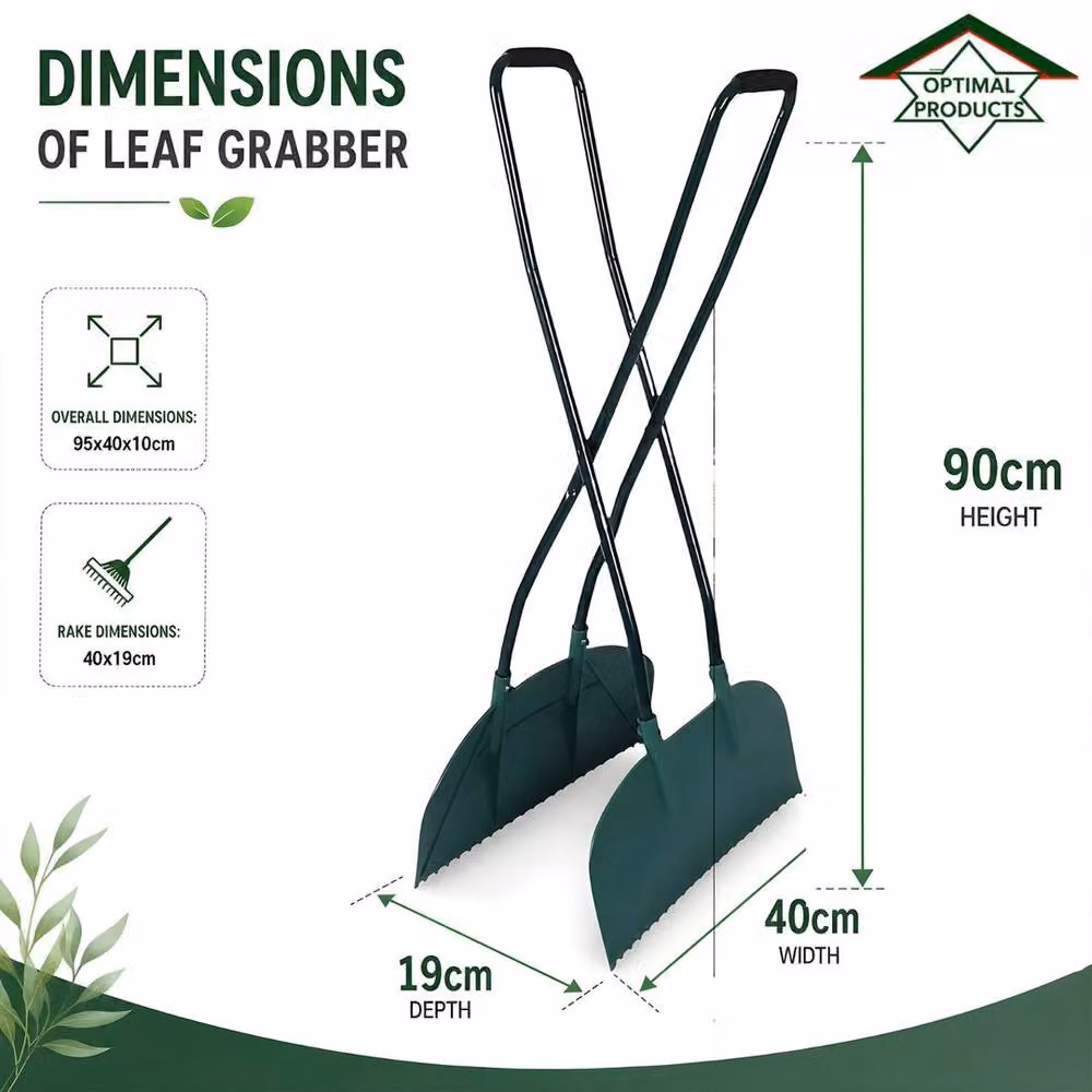 SPETLEK Long Handled Garden Leaf Collecting Rake in Green – 2