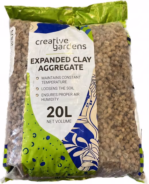 Brown Expanded Clay Aggregate for Indoor Plants