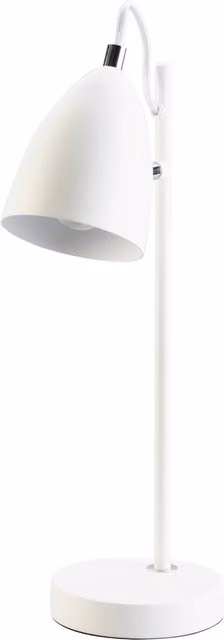 Litecraft Adjustable Modern White Metal Task Table Lamp