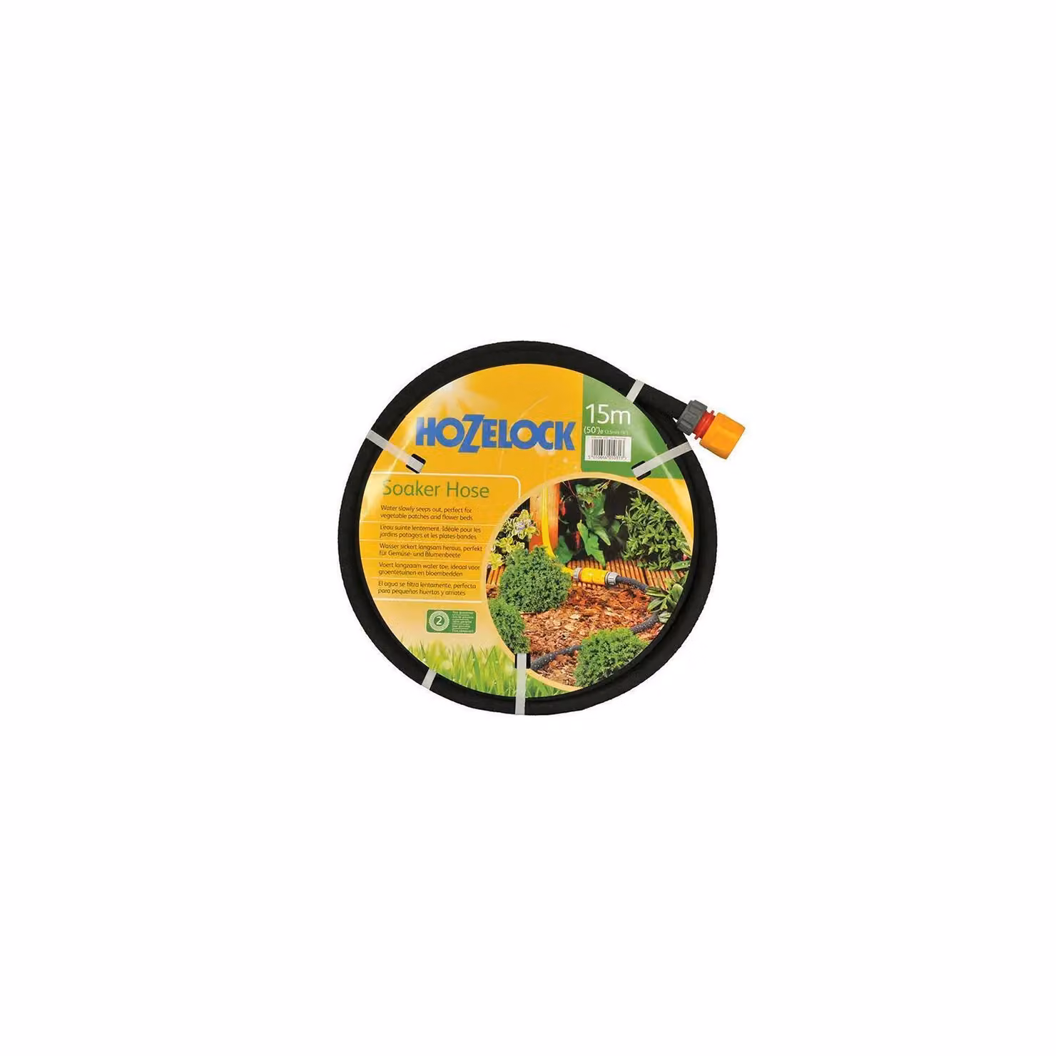 Hozelock Yellow Porous Soaker Hose, 15 m, 1/2 inch Diameter – 2