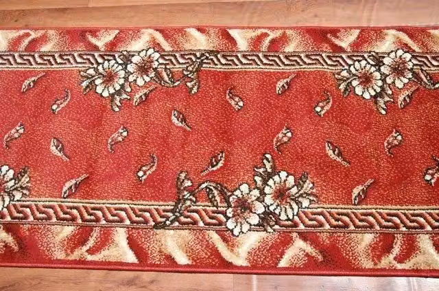 RugsX Bcf Trio Red Floral Oriental Runner, W: 150 cm, L: 160 cm – 2