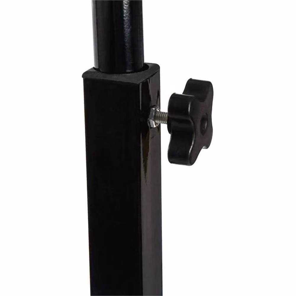 FLAVORA Adjustable Black Laptop Table Desk with Castors – 4