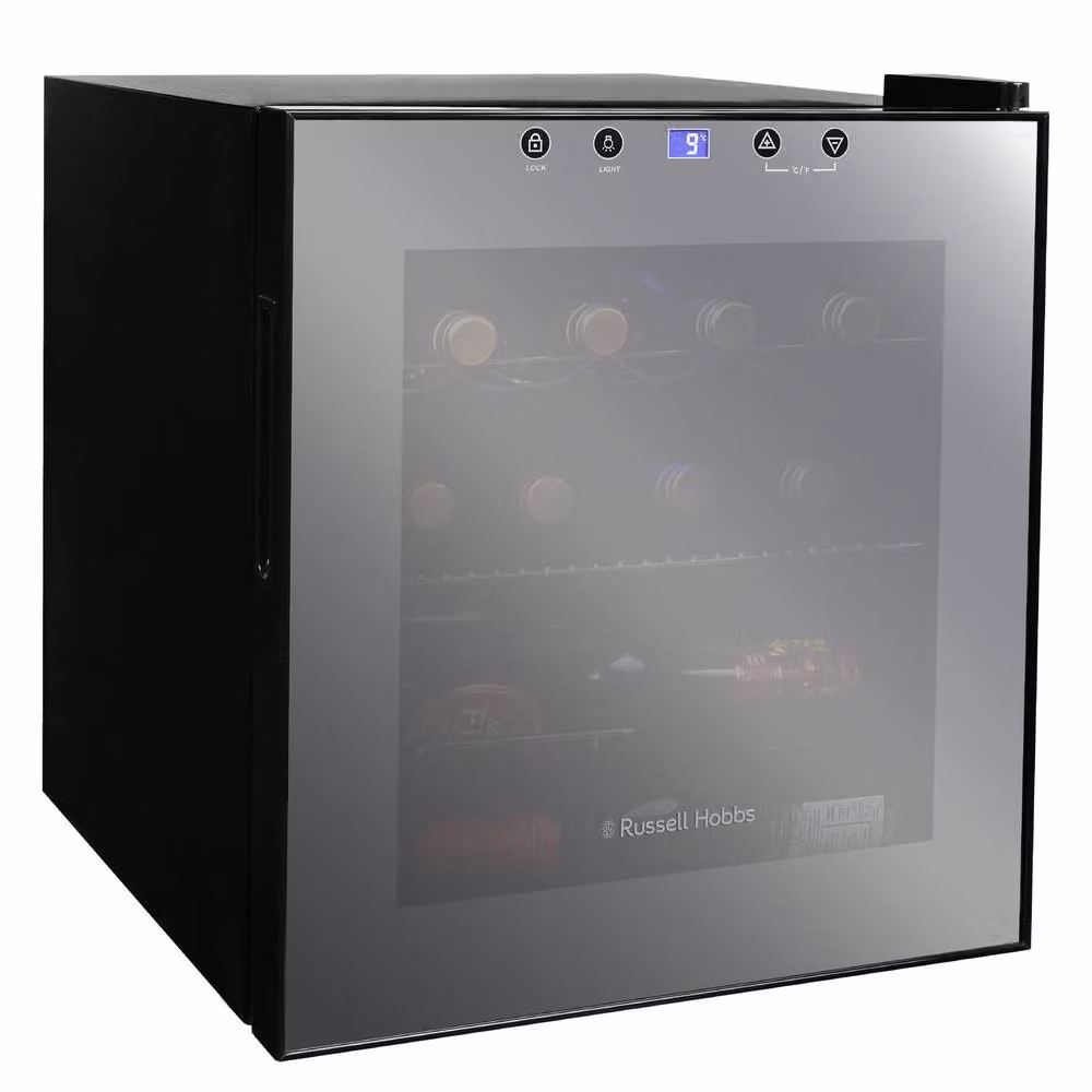 Russell Hobbs Freestanding 46L Wine Cooler with Touch Control and LED Interior Light, Black – 7