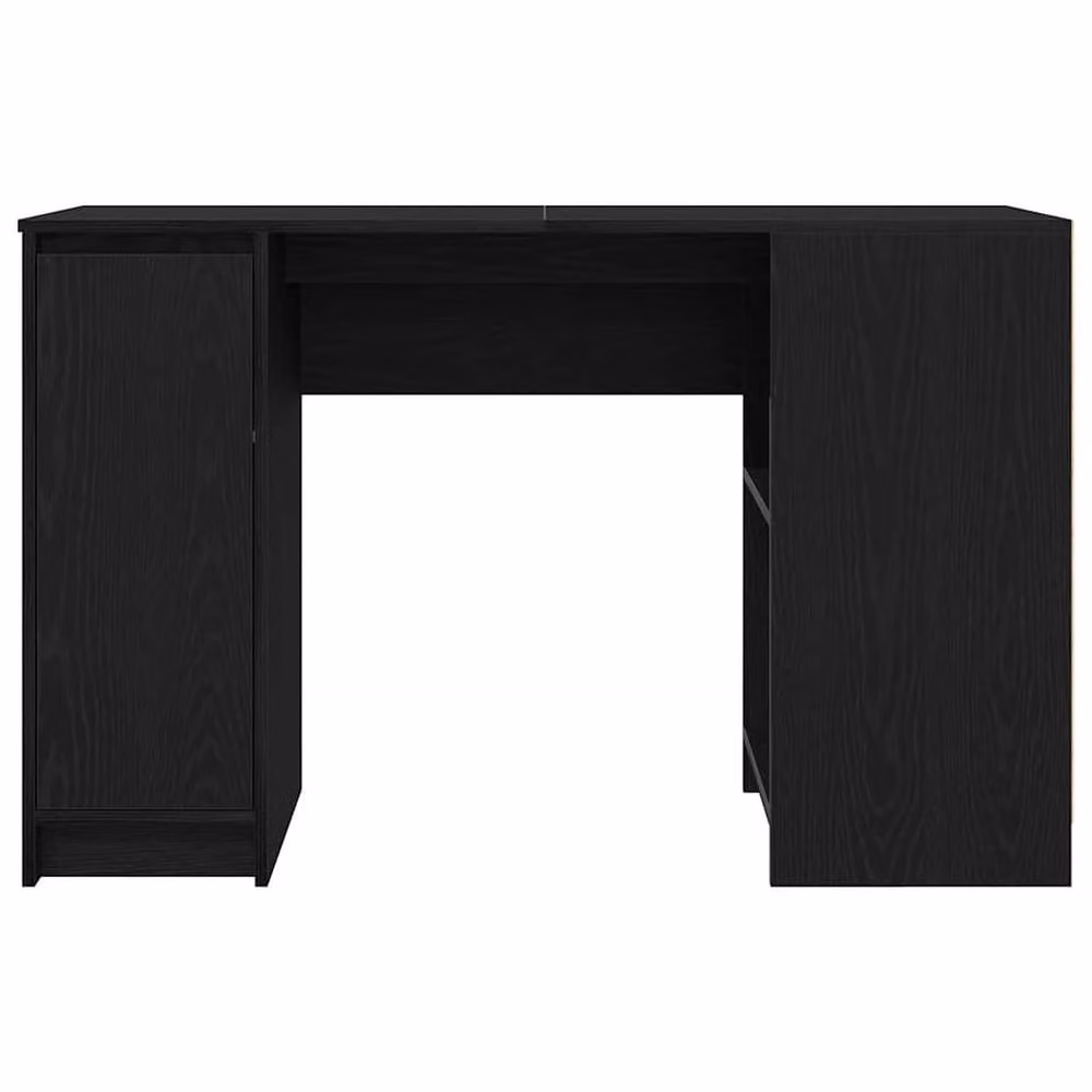 Berkfield Home Modern Black Oak Writing Desk, W/D/H: 120 x 42 x 76 cm – 3