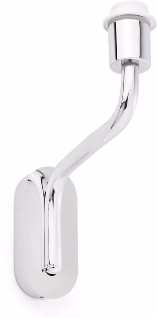 Eterna Modern 1 Light Indoor Wall Light in Chrome and Grey