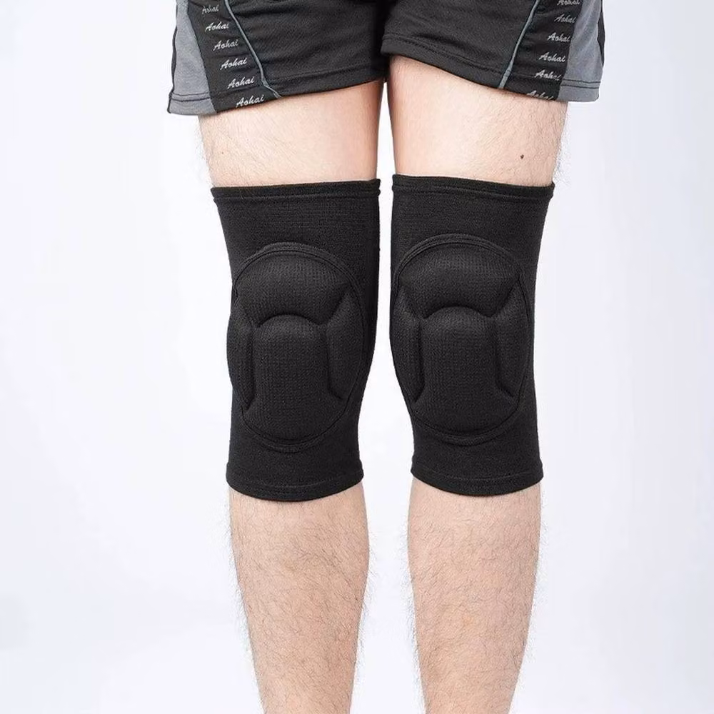 NESTLUNE Pro Knee Pads for Construction Comfort, 3 Pairs, Black, Size 10 – 2