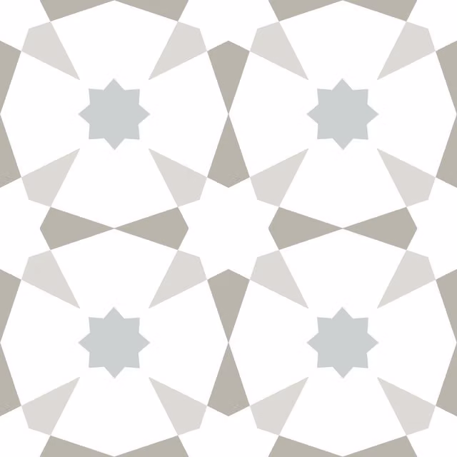 Fine Decor Self-Adhesive Plain Vinyl Floor Tiles, Grey and White, 0.93sqm (Pack of 10)