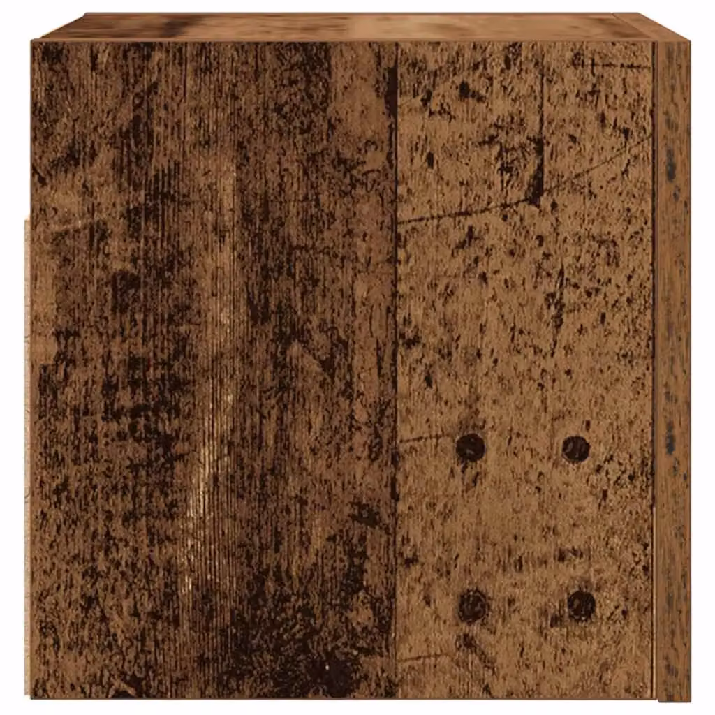 Berkfield Home Wall Mounted TV Cabinet in Old Wood Brown, W/D/H: 30.5 x 30 x 30 cm – 4