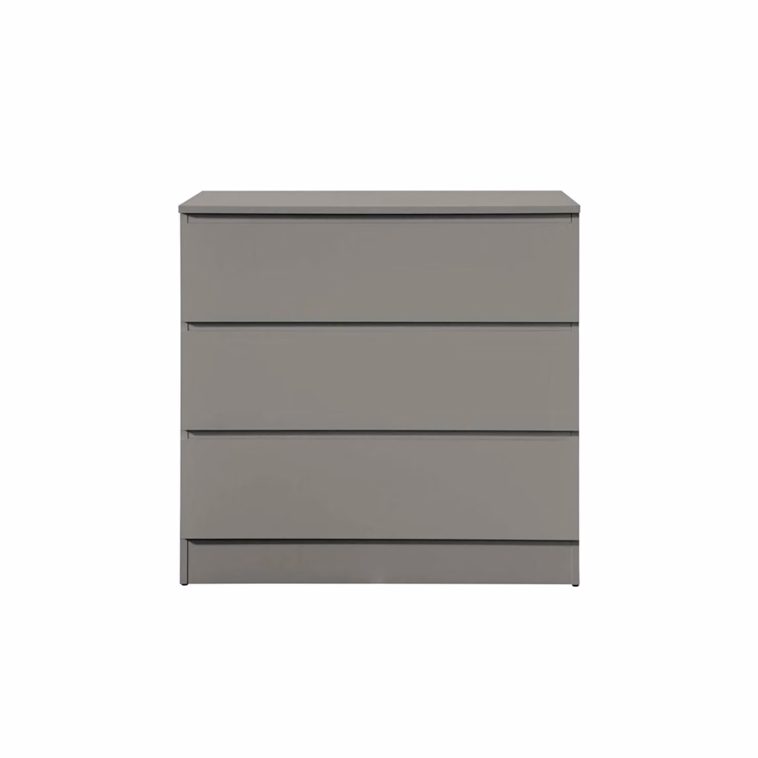 Birlea Oslo 3 Drawer Chest in Grey, W/D/H: 80 x 40 x 77 cm – 2