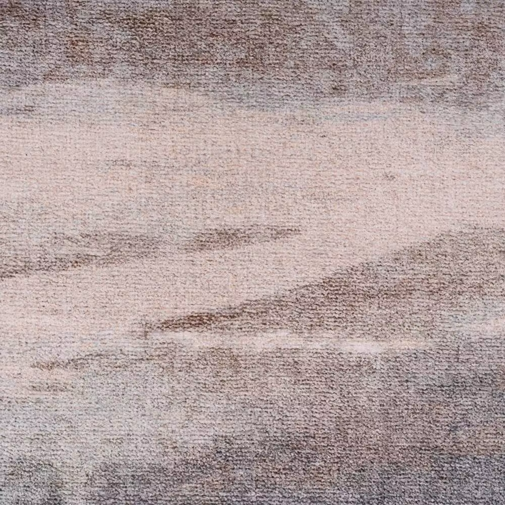 Kukoon Abstract Design Cotton Chenille Washable Long Hallway Runner Rug in Grey, W: 60 cm, L: 240 cm – 4
