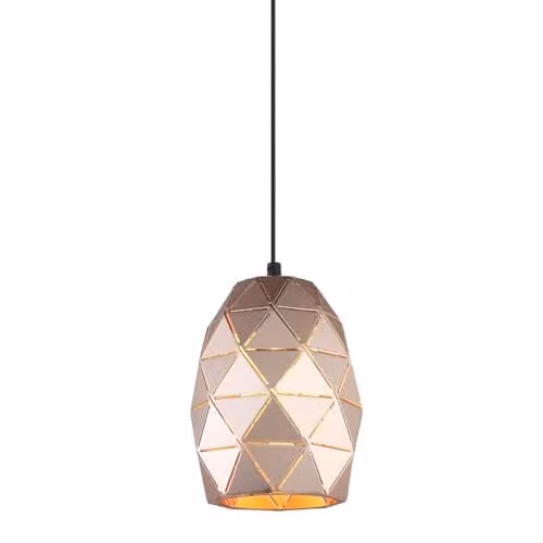 Netlighting Modern Gold Hanging Pendant Light with E27 Socket – 1