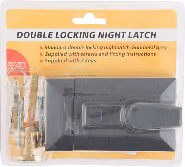 Hiatt Hardware Standard Deadlatch in Gunmetal Grey