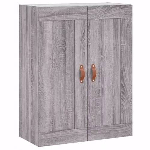 vidaXL Wall Mounted Cabinet in Grey Sonoma, W/D/H: 69.5 x 34 x 90 cm – 1